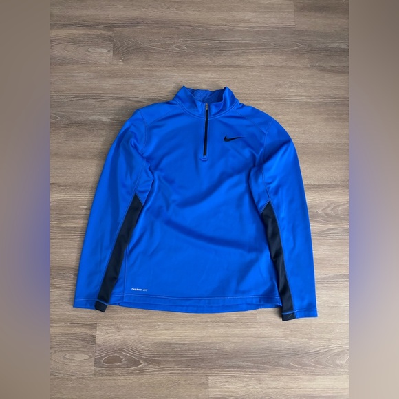 Nike Therma Fit royal blue track jacket size MEN LARGE - Picture 2 of 10